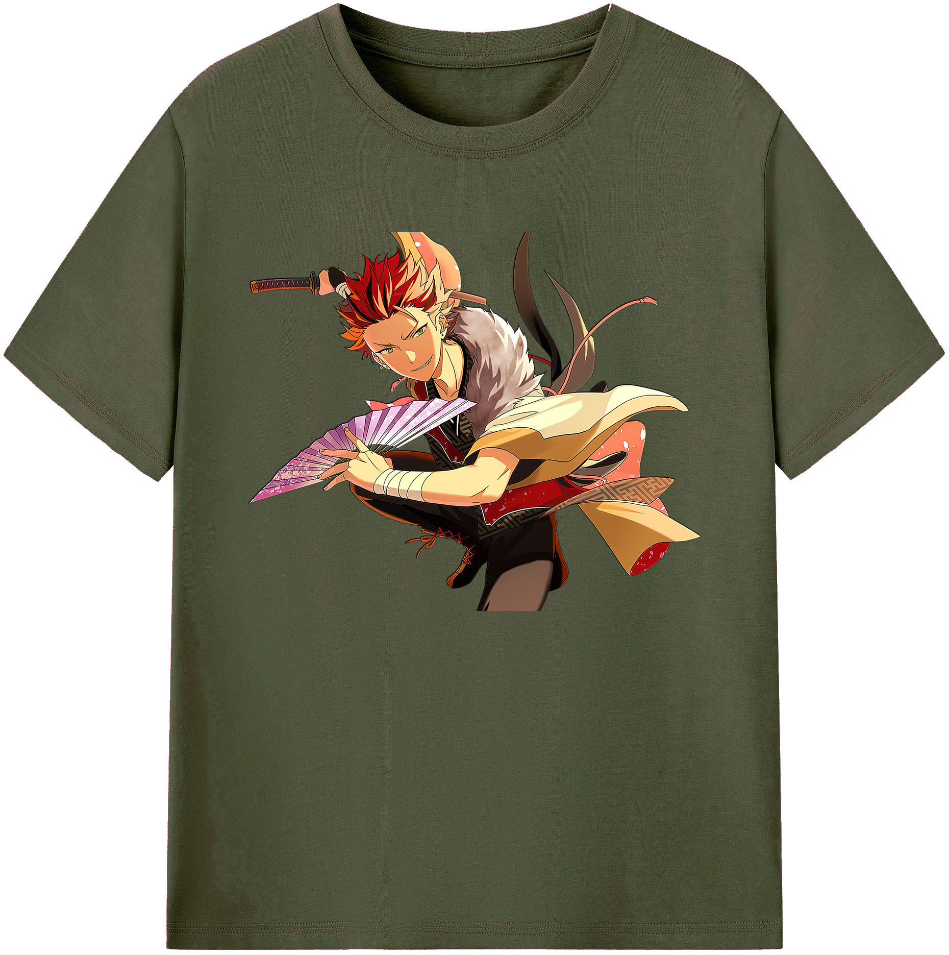 （画像用） あんさんぶるスターズ! Ensemble Stars 綿100％ メンズ半袖Tシャツ｜肌触りやわらか＆通気性